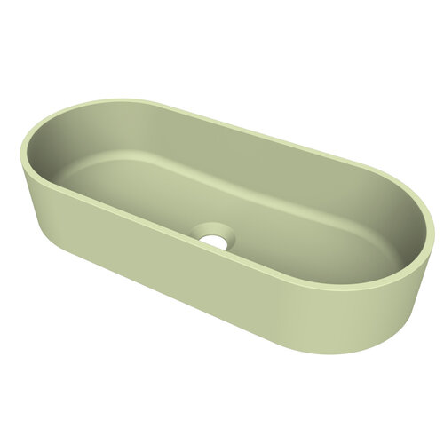 Arcqua Case Opbouw Waskom Ovaal 60x26 Mat Pastel Groen 