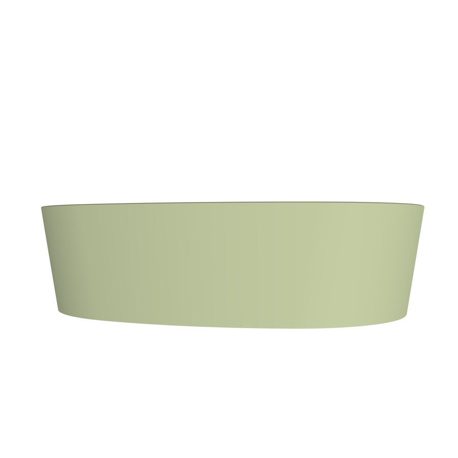 Arcqua Rocker Opbouw Waskom Organisch R 50x37 Mat Pastel Groen