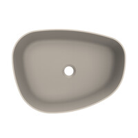 Arcqua Rocker Opbouw Waskom Organisch L 50x37 Mat Klei