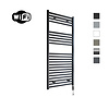 Elektrische Radiator Sanicare HWV Met Wifi 111,8x60 cm Mat Zwart 730W Met Thermostaat Chroom Rechtsonder