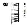 Sanicare Elektrische Radiator Sanicare HWV Met Wifi 111,8x60 cm Chroom 533W Met Thermostaat Chroom Linksonder