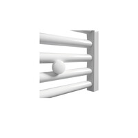 Elektrische Radiator Sanicare HWV Met Wifi 111,8x60 cm Wit 730W Met Thermostaat Wit Rechtsonder
