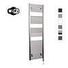 Elektrische Radiator Sanicare HWV Met Wifi 172x45 cm Inox Look 920W Met Thermostaat Chroom Linksonder
