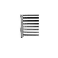 Elektrische Radiator Sanicare HWV Met Wifi 172x45 cm chroom 671W Met Thermostaat Chroom Linksonder