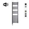Elektrische Radiator Sanicare HWV Met Wifi 172x45 cm Gunmetal 920W Met Thermostaat Zwart Linksonder