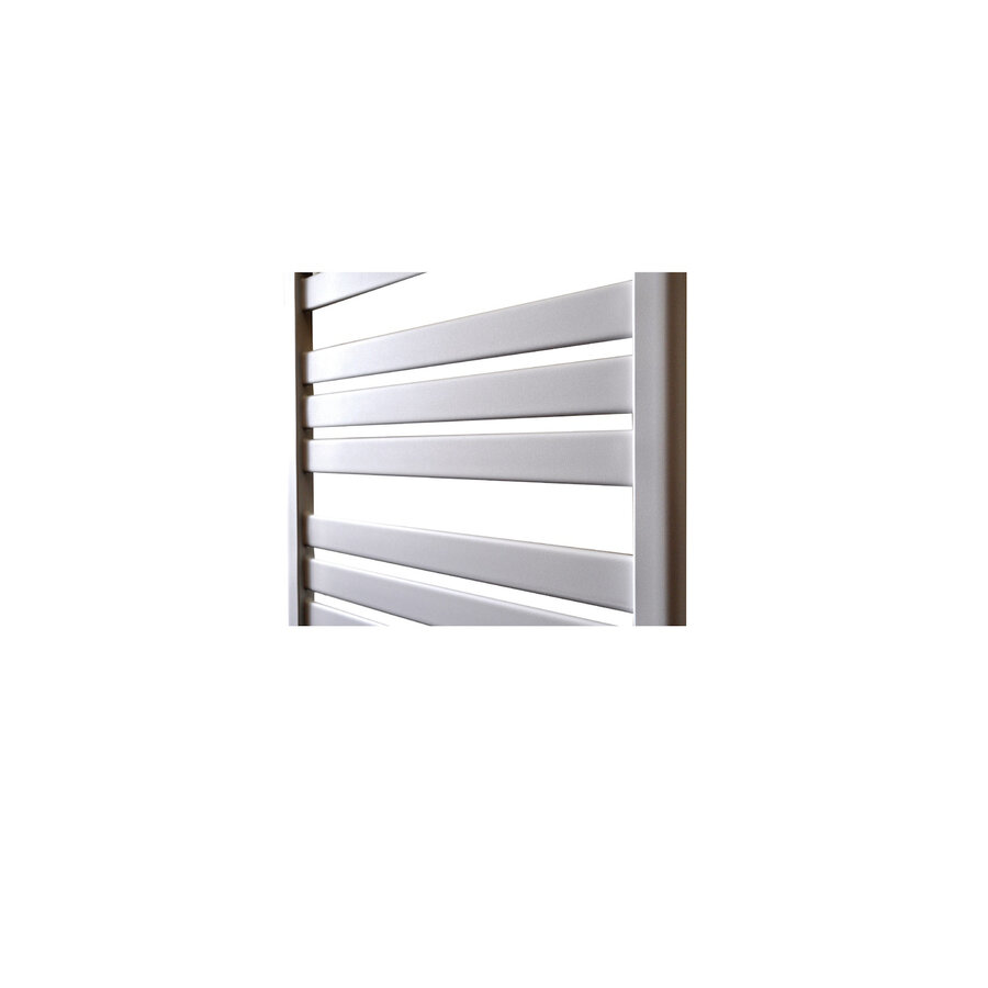 Elektrische Radiator Sanicare HWV - Moda Met Wifi 160x60 cm Mat Wit 1159W Met Thermostaat Zwart Linksonder