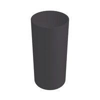 Vrijstaande Waskom Zenon Florida 39x39 cm Negro