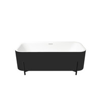 Vrijstaand Ligbad Zenon Aura 75x170 cm Negro