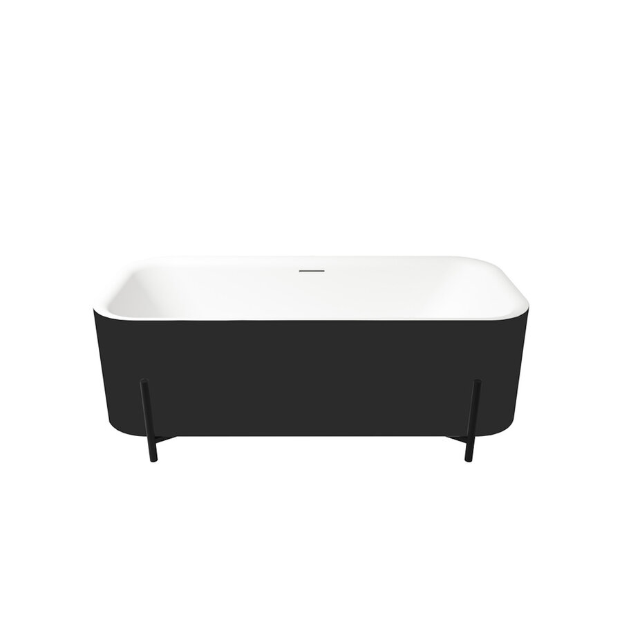 Vrijstaand Ligbad Zenon Aura 75x170 cm Negro