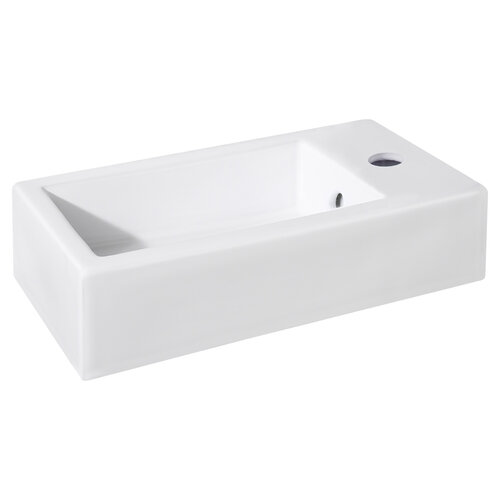 Fontein Differnz Hura I 40x22 cm Keramiek Mat Wit 
