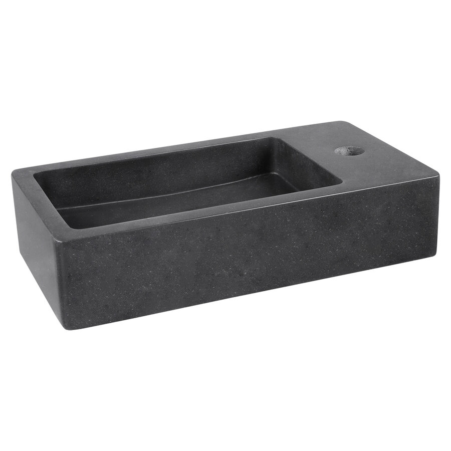 Fontein Differnz Hura I 40x22 cm Basaltsteen Bombai Black