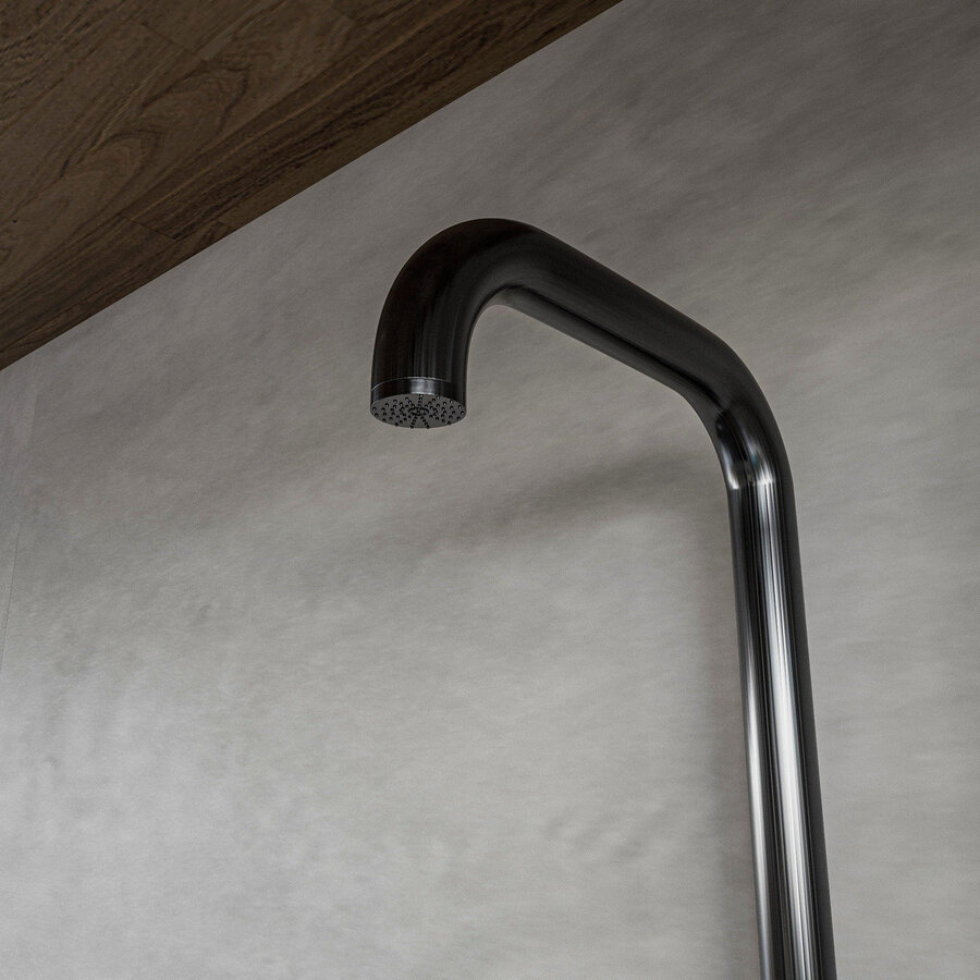 Buitendouche Fortifura Outdoor Original Wandmodel Met Handdouche Gunmetal