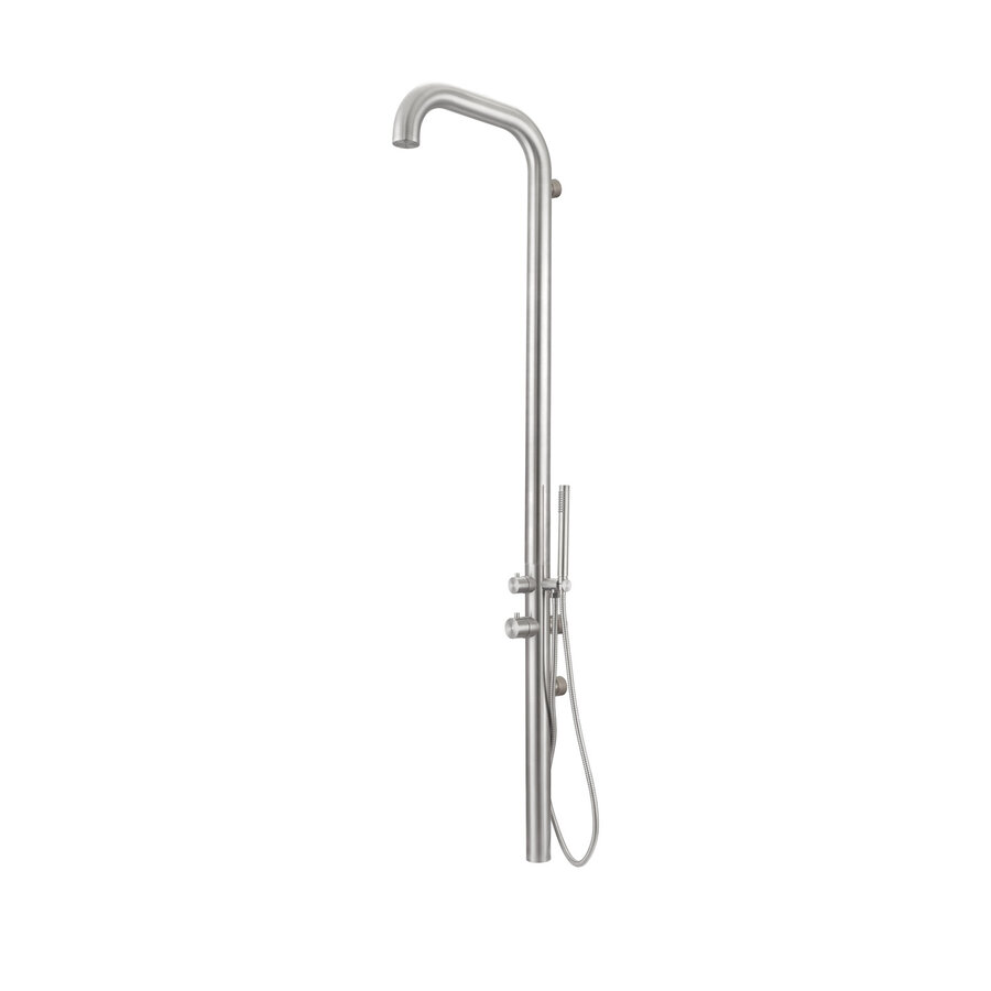 Buitendouche Fortifura Outdoor Original Wandmodel Met Handdouche Geborsteld RVS