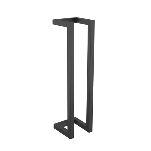 Handdoekrek BWS Saltes 50x12,5 Cm Mat Zwart 