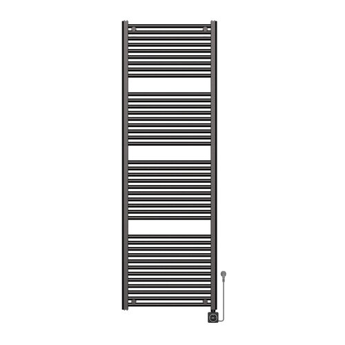 Elektrische Radiator Wiesbaden Elara 181.7x60 Cm Smart Wifi Gunmetal 