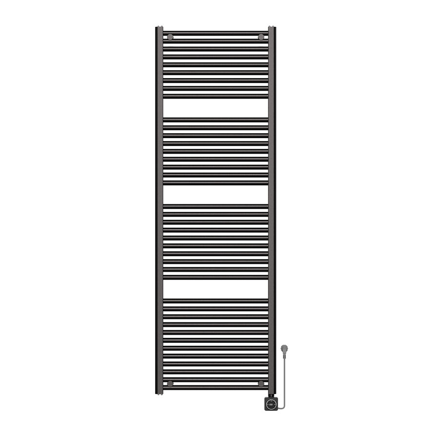 Elektrische Radiator Wiesbaden Elara 181.7x60 Cm Smart Wifi Gunmetal