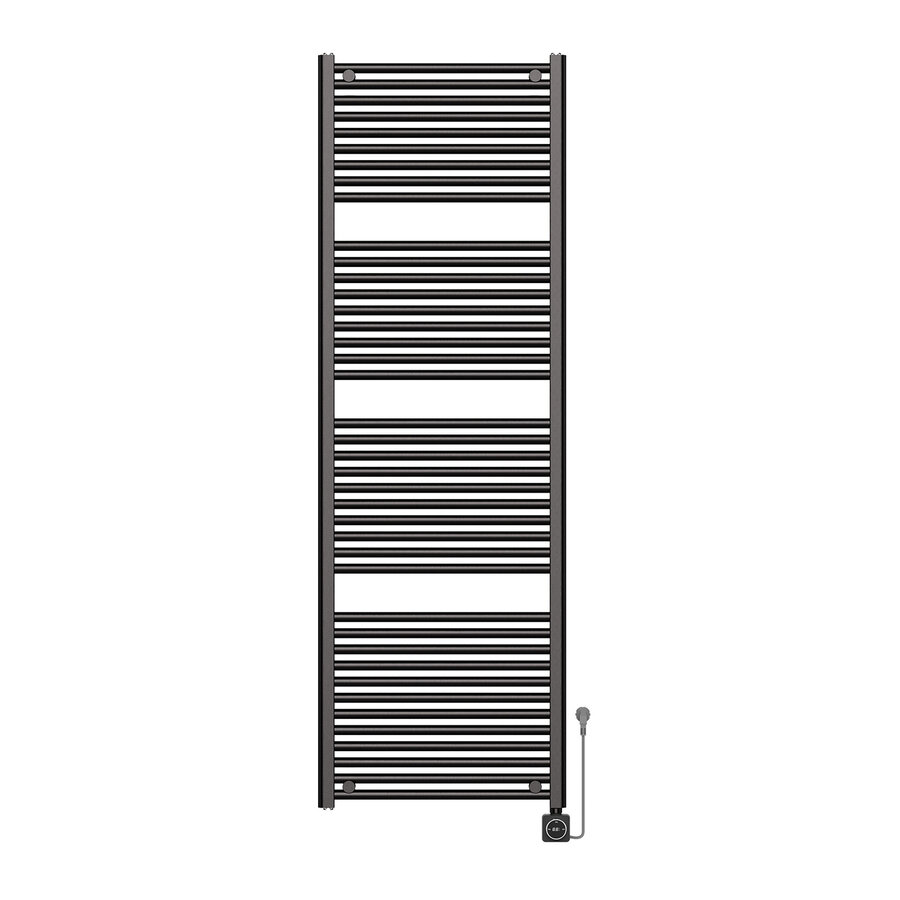Elektrische Radiator BWS Lara 181.7x60 Cm Smart Wifi Gunmetal