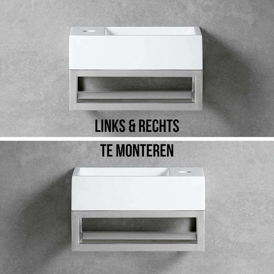 Fonteinset Best Design R-Line Ore L&R Met Frame en Kraangat RVS-304