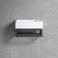 Fonteinset Best Design R-Line Moya L&R Met Frame en Kraangat Gunmetal