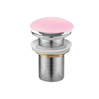 Afvoerplug Best Design Discover Keramisch 5/4" x 80 mm Mat Roze
