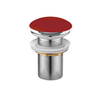 Afvoerplug Best Design Discover Keramisch 5/4" x 80 mm Mat Donkerrood