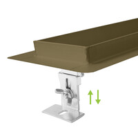 Douchegoot Flens BWS Met Uitneembaar Sifon 100 cm Mat Metallic Brown