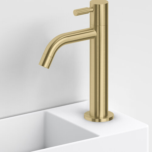 Fonteinkraan Hoog Clou Freddo Geborsteld Goud PVD 