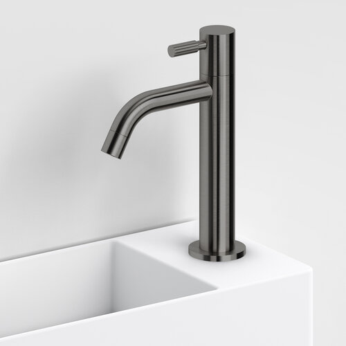 Fonteinkraan Hoog Clou Freddo Geborsteld Gunmetal PVD 