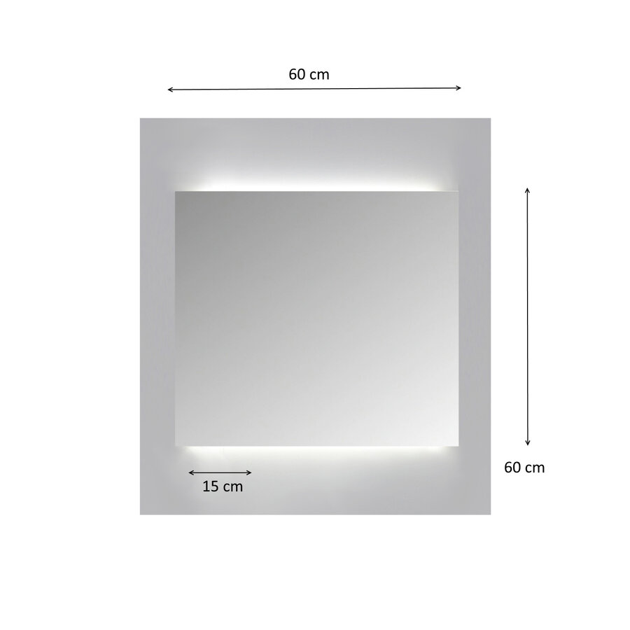 Spiegelkast Sanicare Qlassics Ambiance 60 cm 1 Deur Truffel Rechts