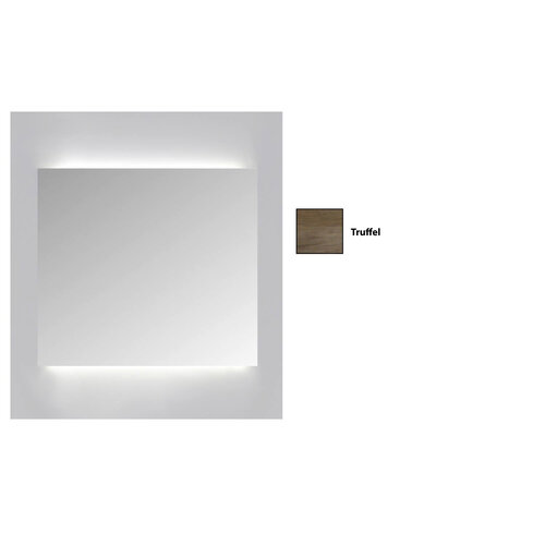 Spiegelkast Sanicare Qlassics Ambiance 60 cm 1 Deur Truffel Links 