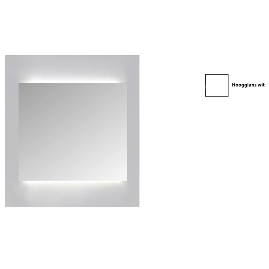 Spiegelkast Sanicare Qlassics Ambiance 60 cm 1 Deur Hoogglans Wit Links