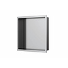 Luca Sanitair Inbouwnis Luca Sanitair 30x30x6,5cm RVS Geborsteld Nikkel