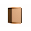 Luca Sanitair Inbouwnis Luca Sanitair 30x30x6,5cm RVS Geborsteld Koper PVD