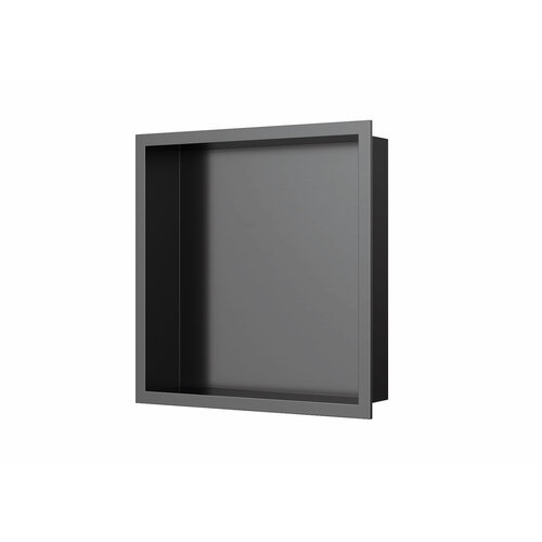 Inbouwnis Luca Sanitair 30x30x6,5cm RVS Gunmetal PVD 