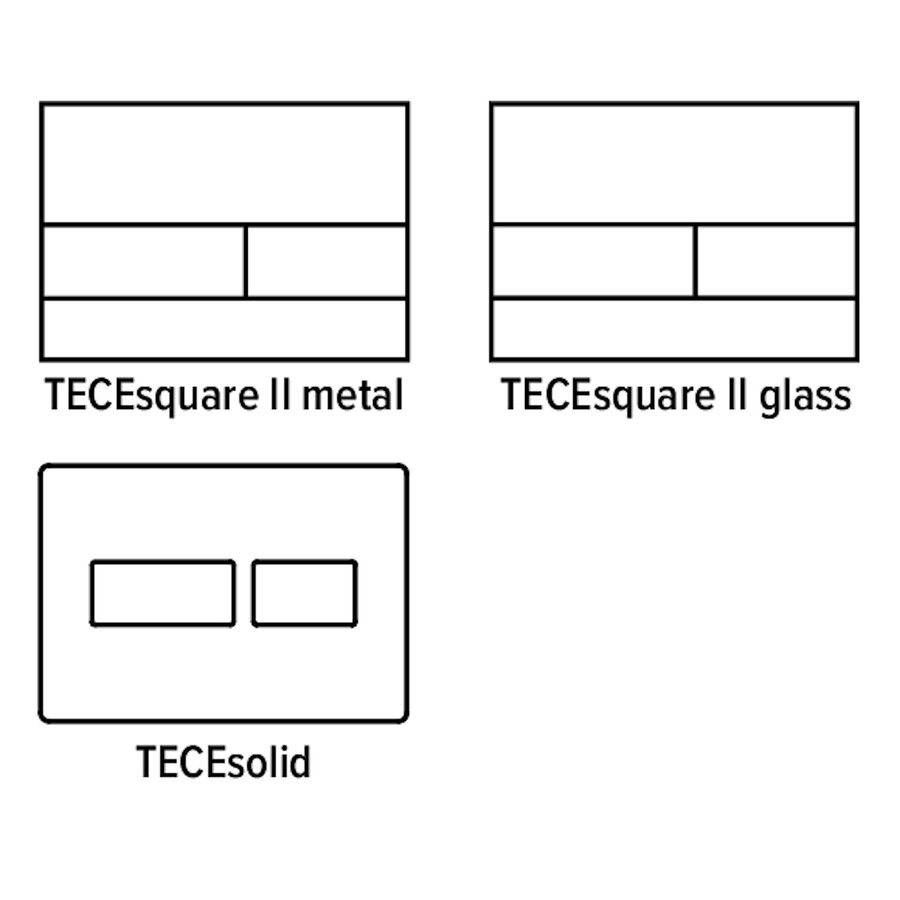 TECE Inworpschacht voor Reinigingsblokjes (TECEsquare II Metaal, TECEsquare II Glas en TECEsolid)