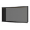 Luca Sanitair Inbouwnis Luca Sanitair 60x30x6,5cm RVS Gunmetal PVD+ LED verlichting