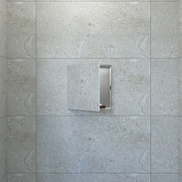 Inbouwnis Wiesbaden Demis 30x30x14cm Betegelbaar RVS