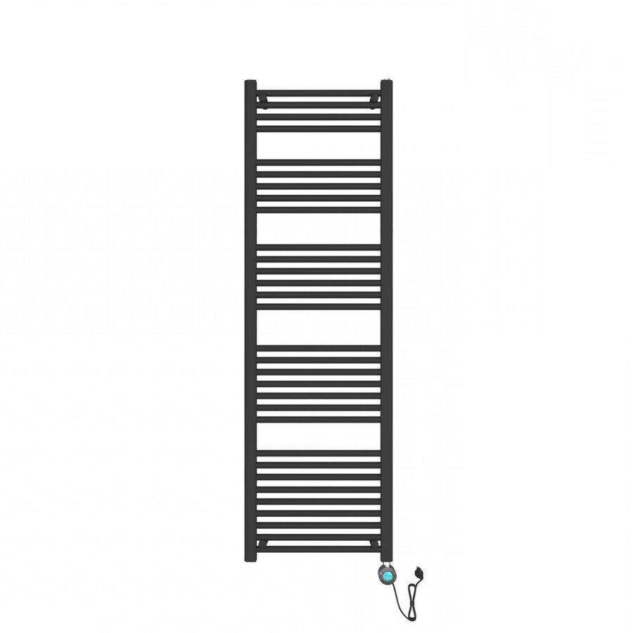 Elektrische Radiator BWS June 900W 180x55 cm 900W Mat Zwart