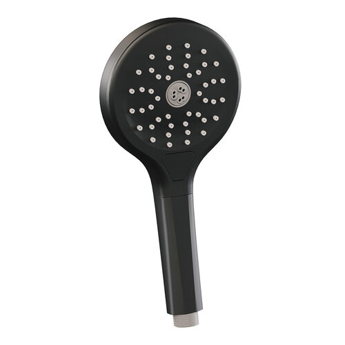 Handdouche Brauer Black 3 Standen 22 cm Mat Zwart 