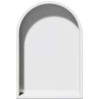 Inbouwnis Looox BoX Arc 32x7x47 cm Mat Wit