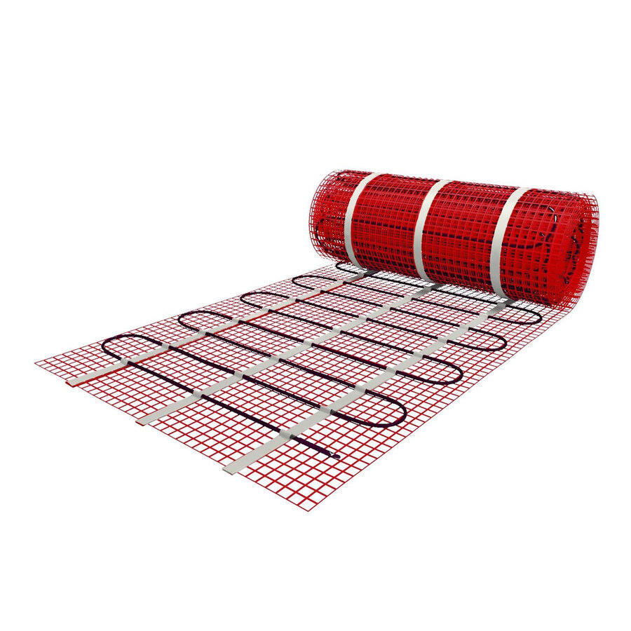 BWS By Magnum Elektronische Vloerverwarming Set 3 m2 - 450 Watt - Wifi Thermostaat Wit