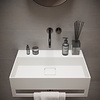 Ideavit Fontein Ideavit Solidbliss 60x40x20 cm Solid Surface Handdoek Ophang Mogelijkheid Mat Wit