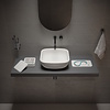 Ideavit Opbouw Waskom Ideavit Solidpool 35x35x13 cm Solid Surface Mat Wit