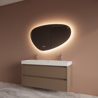 Badmeubelset BWS Riga Met Lako Wastafel Wit 120 cm Latte