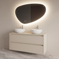 Badmeubelset BWS Riga Met Topplaat 120 cm Kasjmier