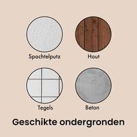 Wandpaneel Isodeco SPC Marmer Plaat 120x260 cm Concrete Grijs Brons (Prijs Per Plaat)