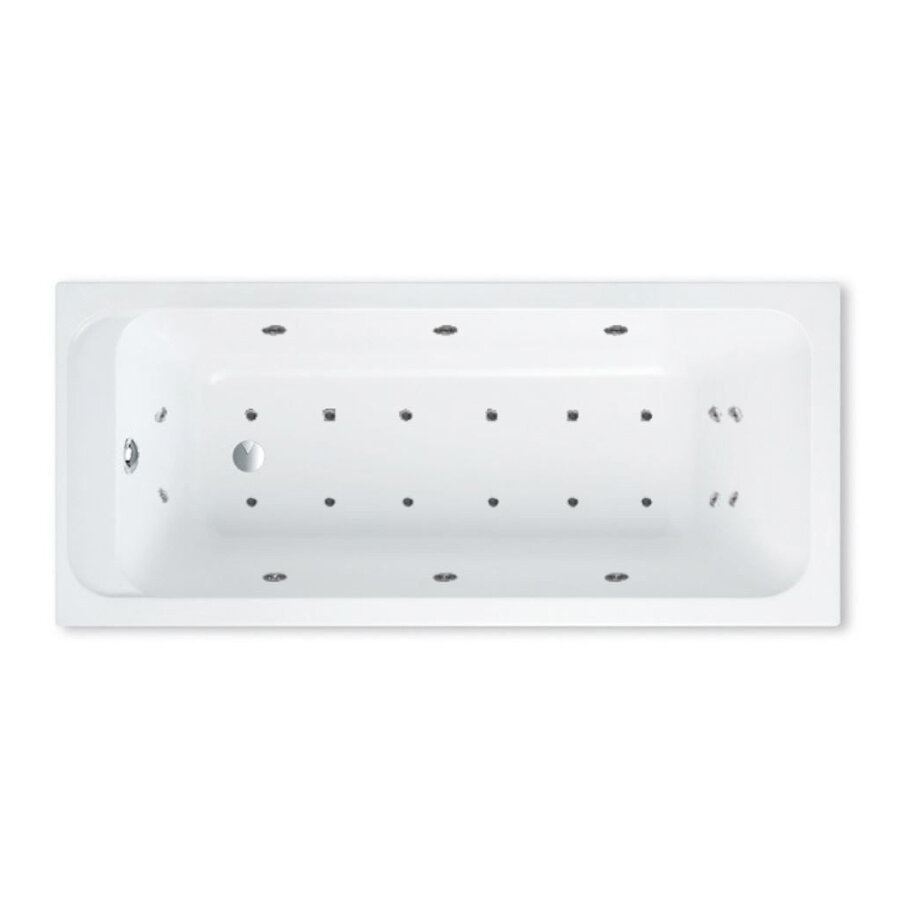 Ligbad Villeroy & Boch Subway 190x90 cm Balboa Whirlpool systeem Dubbel