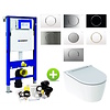 Geberit Geberit UP320 Toiletset set69 Geberit ONE Rimless Diepspoel Turboflush Wit met Sigma 10 drukplaat