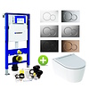 Geberit Geberit UP320 Toiletset set69 Geberit ONE Rimless Diepspoel Turboflush Wit met Sigma 01 drukplaat