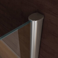 Eco Douchewand Met Muurprofiel 8mm Nano (Alle Maten) x 200cm